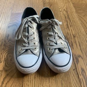 Metallic Bronze Converse